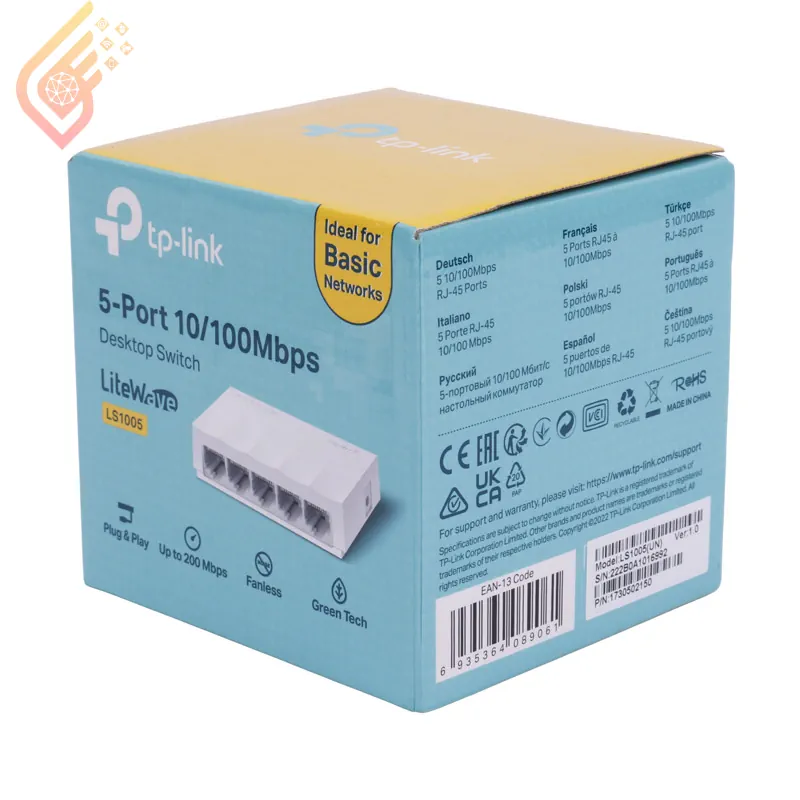 سوییچ 5 پورت تی پی لینک مدل TP-Link LS1005 5Port
